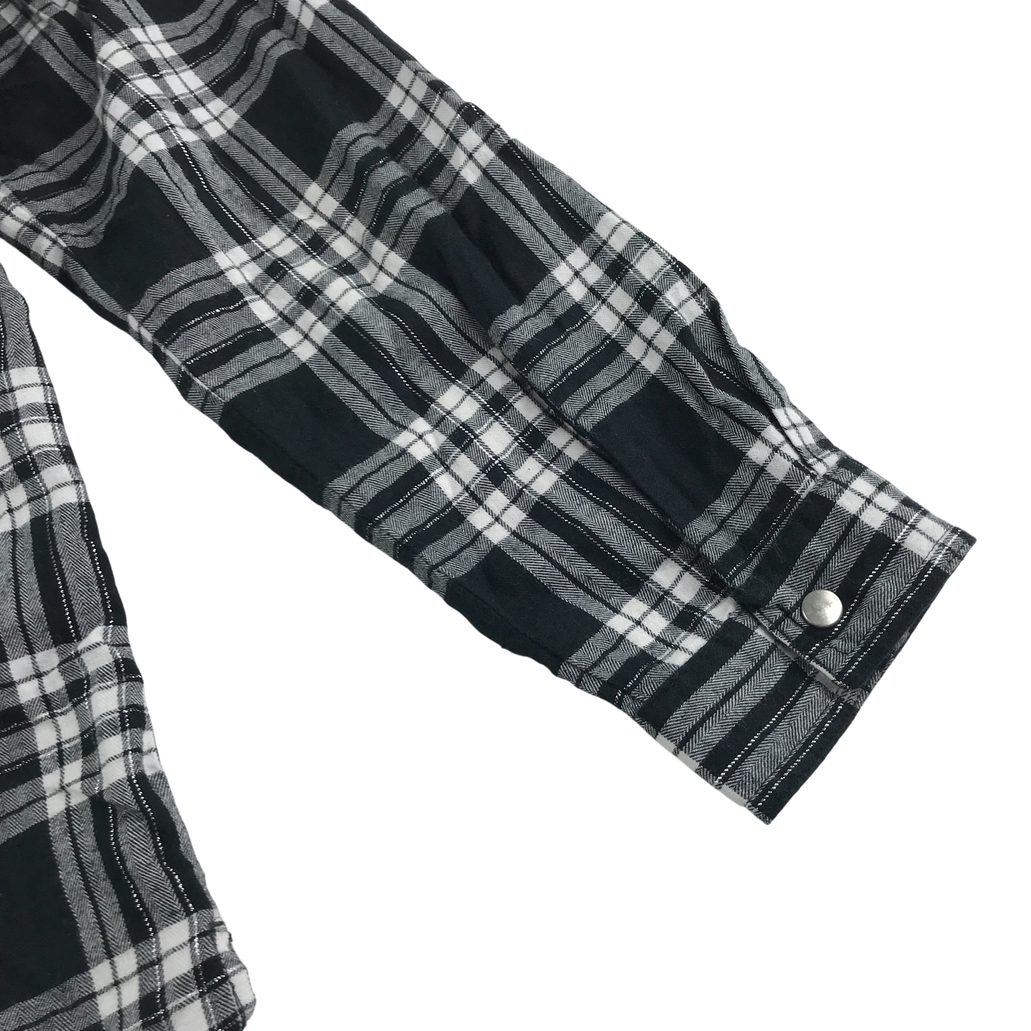 Debenhams Bluezoo Shirt 12-13 Years Black Check Cotton