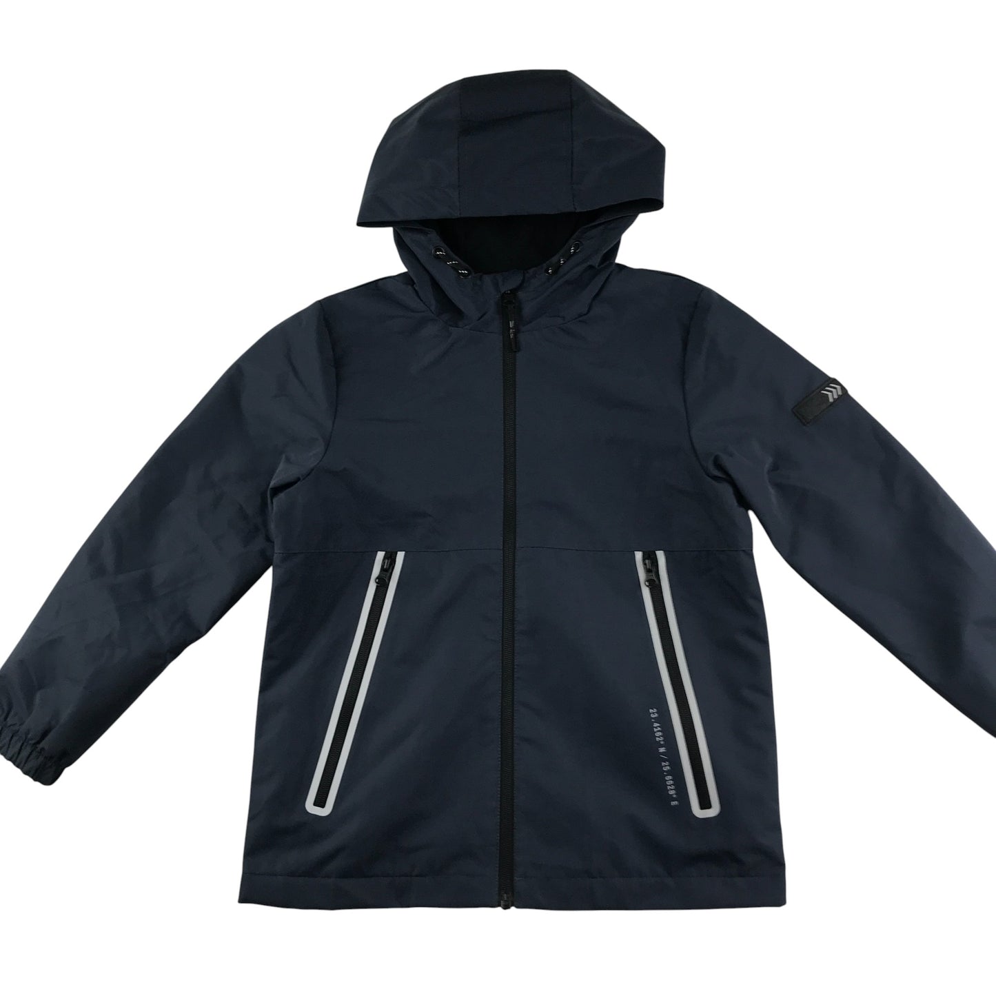 F&F light jacket 8-9 years navy fleece lining