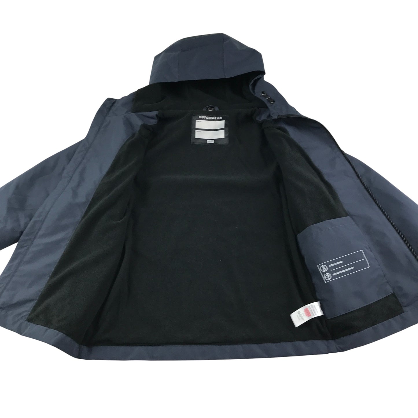 F&F light jacket 8-9 years navy fleece lining