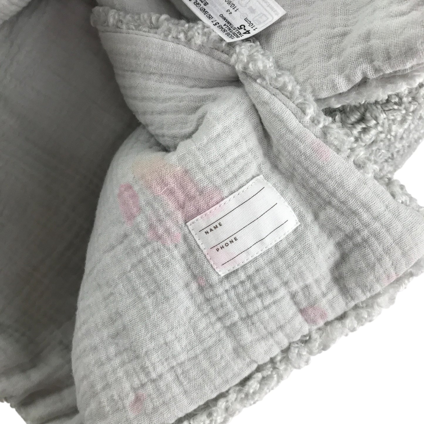 MNG coat 4-5 years light grey fuzzy faux fur