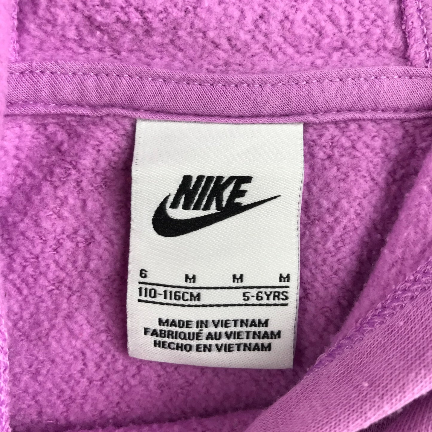 Nike hoodie 5-6 years pinkish purple long sleeve pullover
