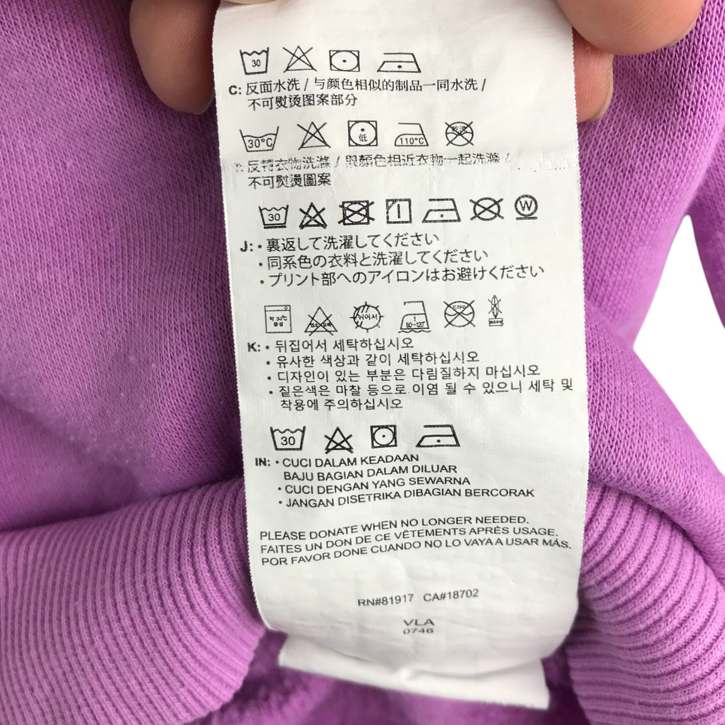 Nike hoodie 5-6 years pinkish purple long sleeve pullover