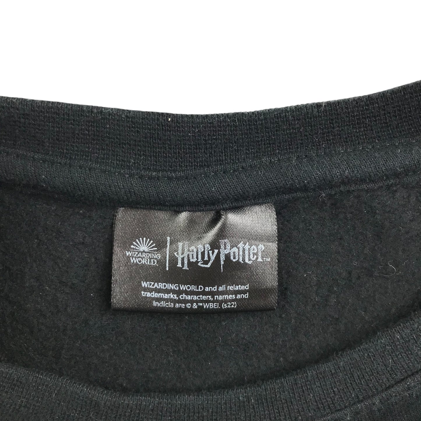 Harry Potter sweater 9-10 years black print crop top