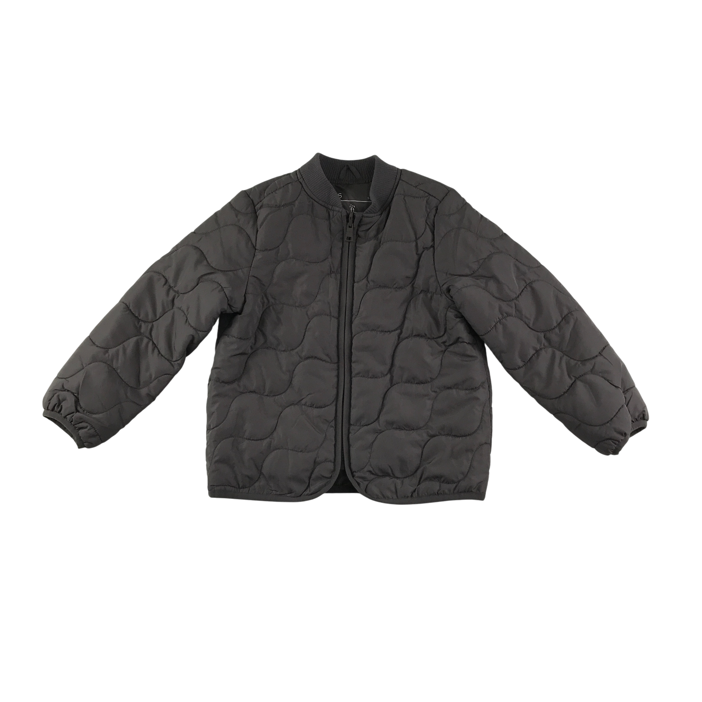 M&S Quilted Bomber Jacket 5-6 Years Brown