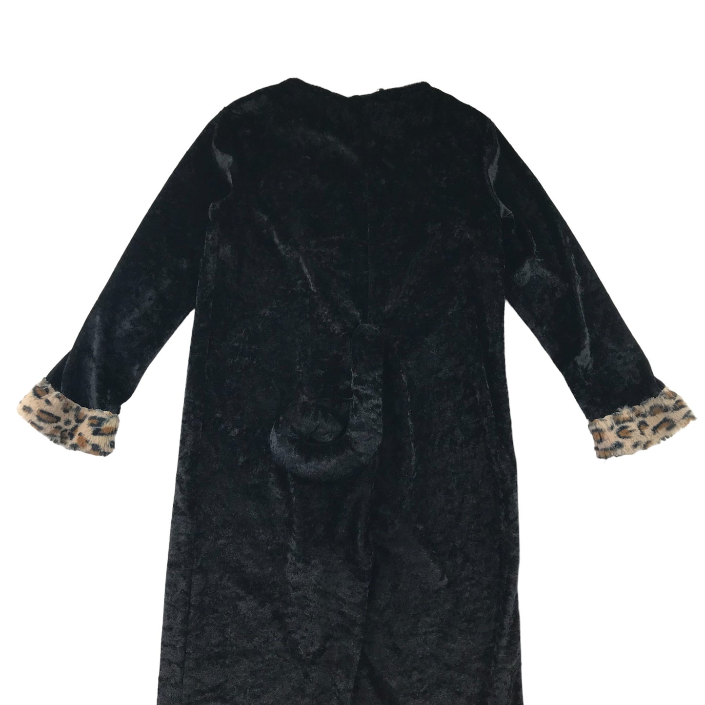F&F Costume 5-6 Years Black Cat onesie with Love Heart and Collared Animal Print