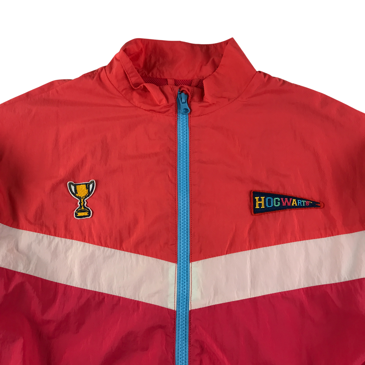 M&S Light Jacket 10-11 Years Red with Hogwarts Harry Potter Logos
