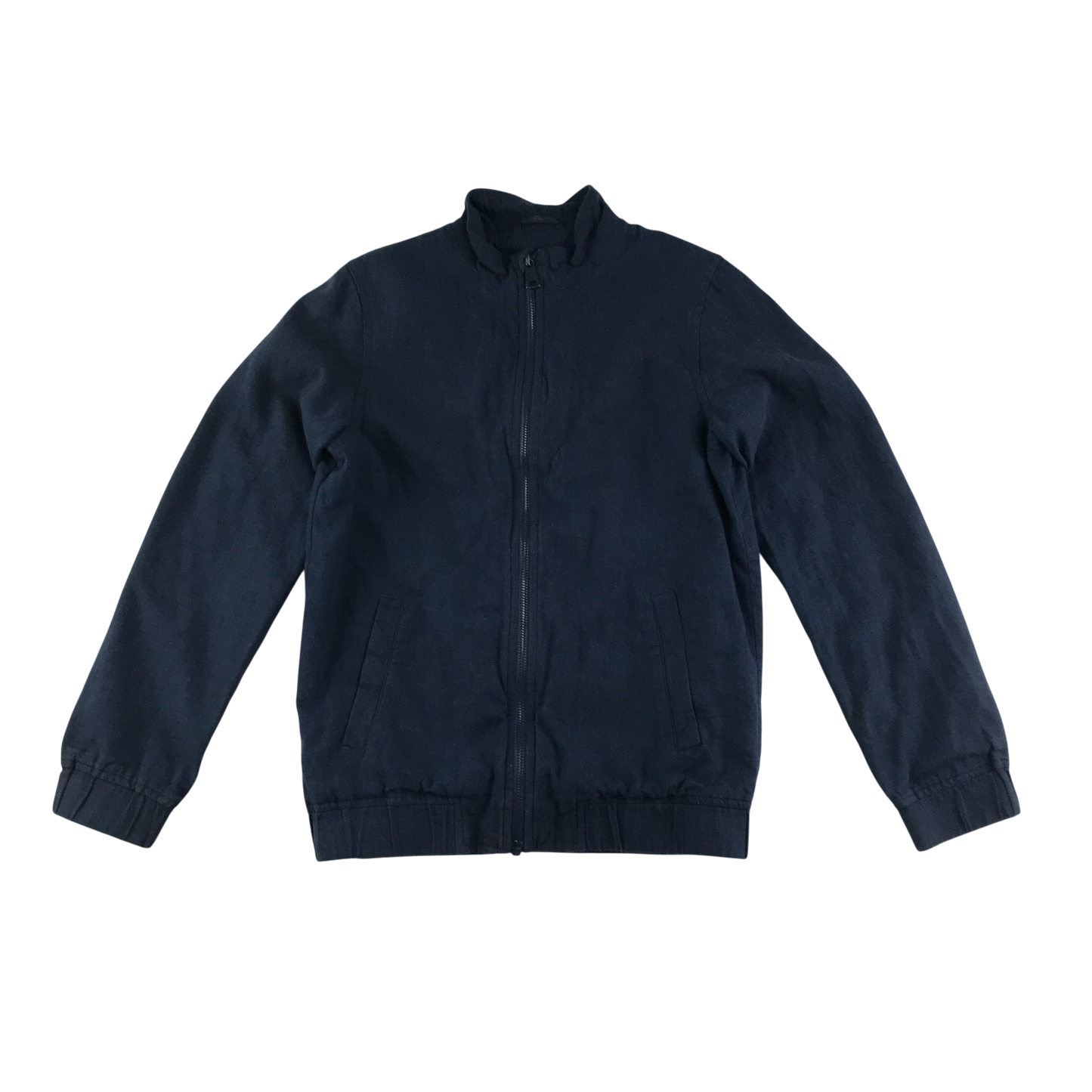 John Lewis Bomber Jacket 10-11 Years Navy with Pockets