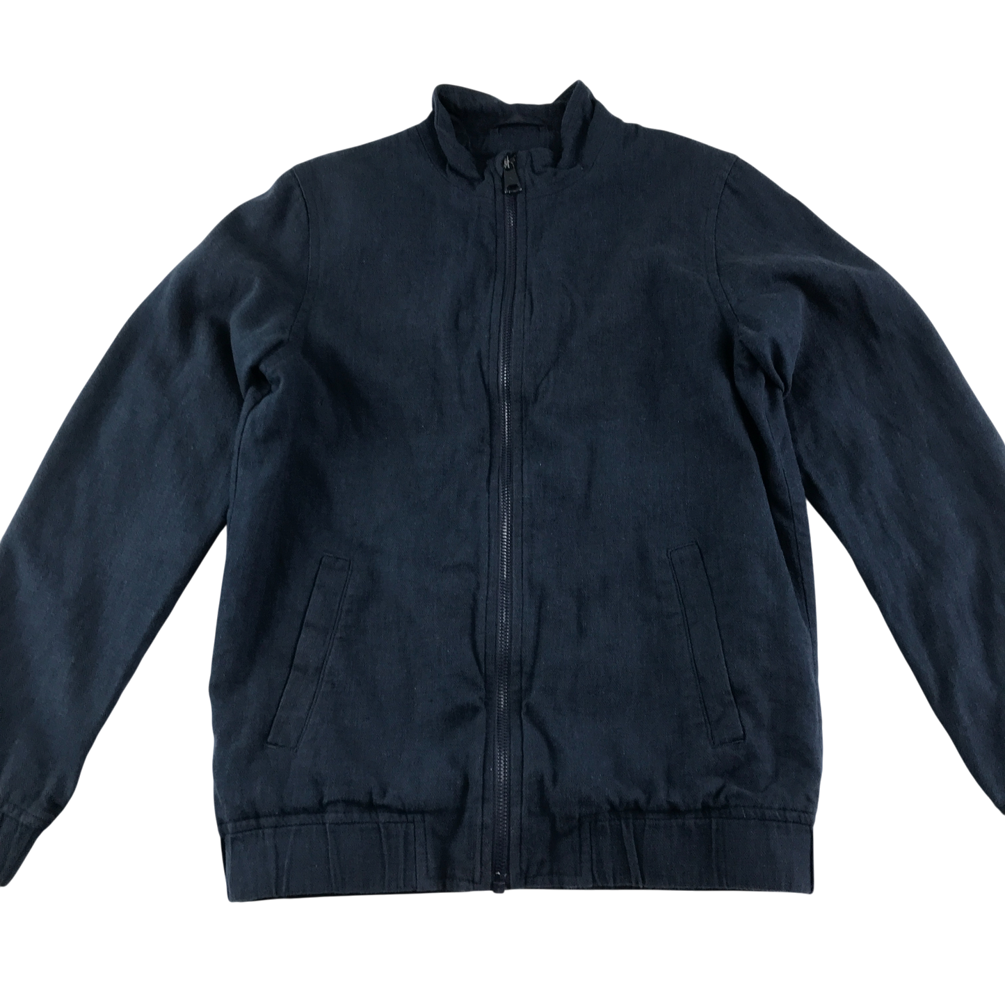 John Lewis Bomber Jacket 10-11 Years Navy with Pockets