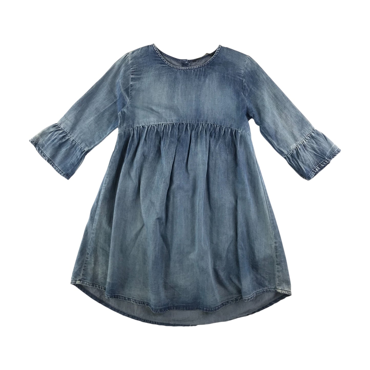 George dress 9-10 years blue denim style three quarter sleeves