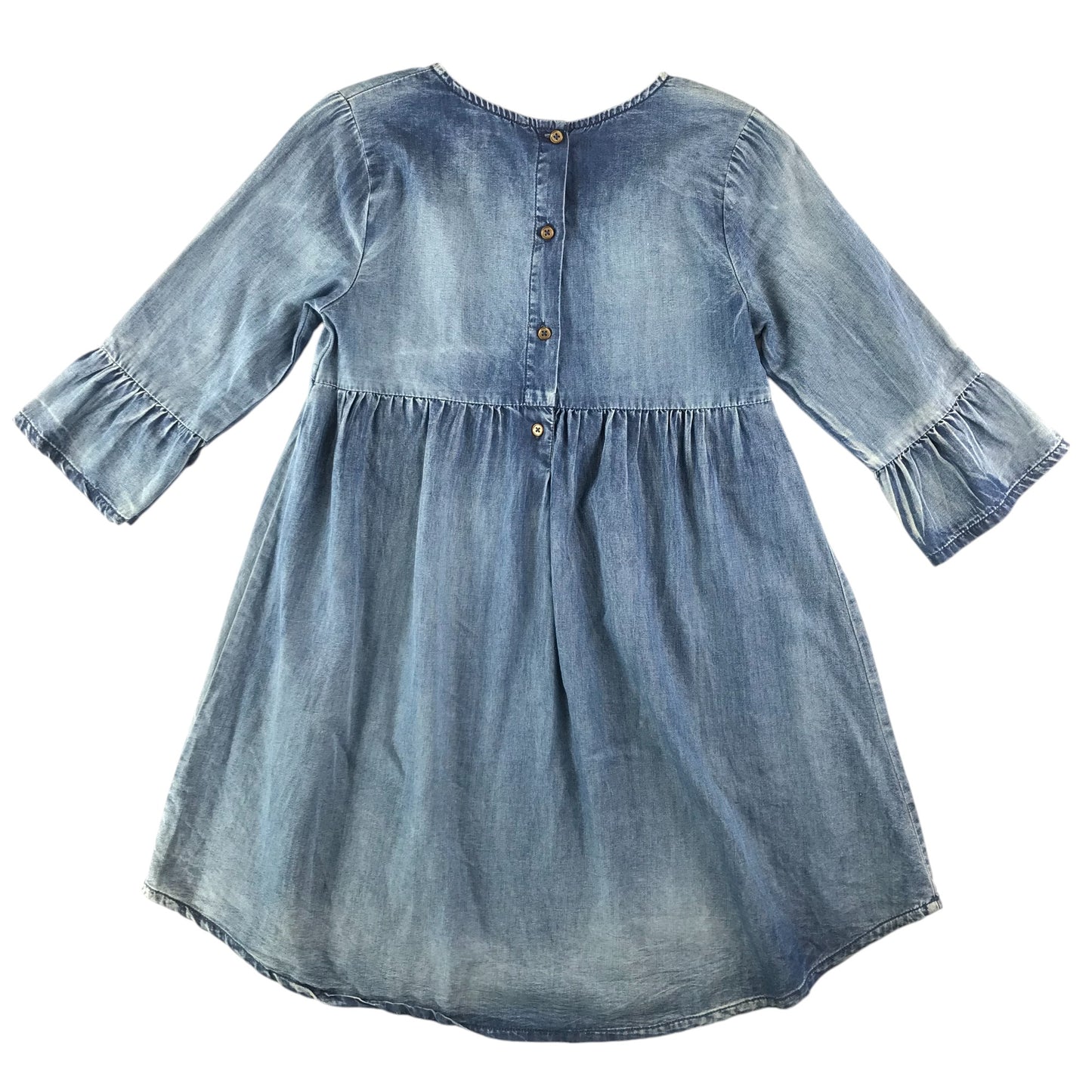 George dress 9-10 years blue denim style three quarter sleeves