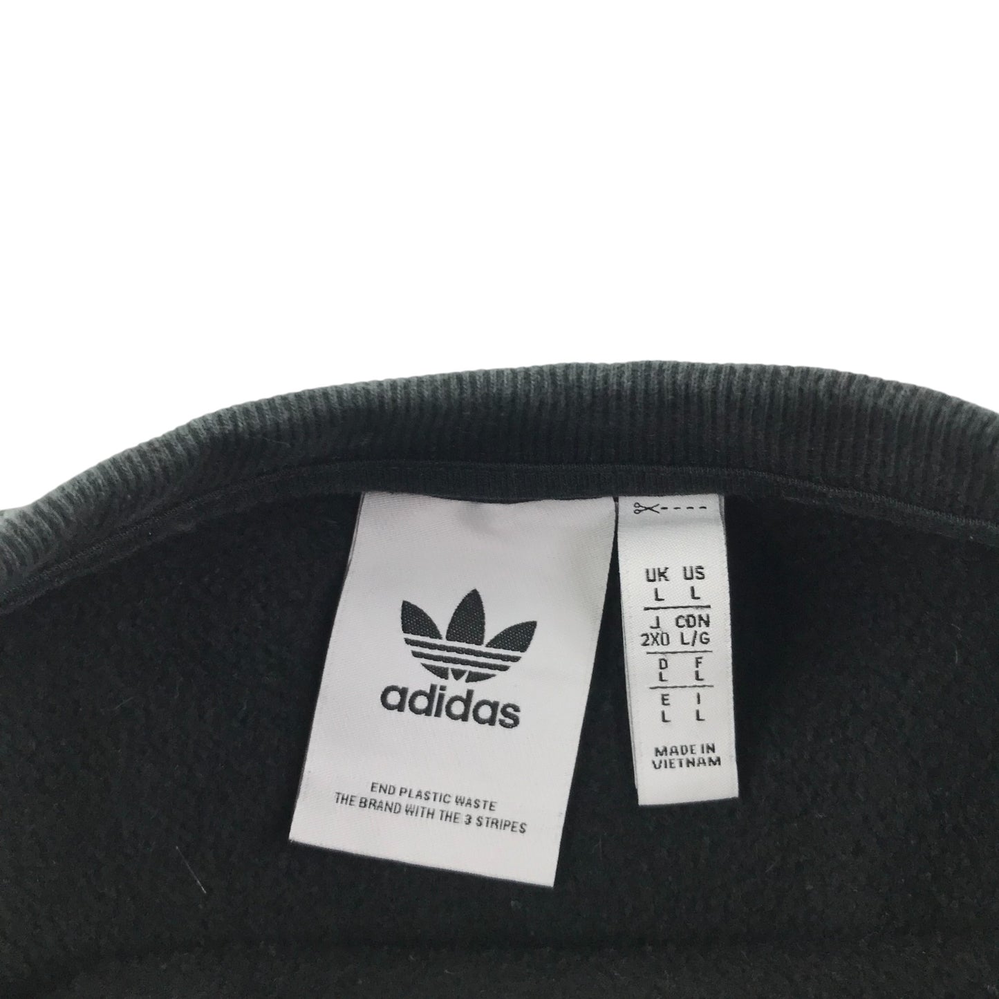 Adidas jumper men's L black plain