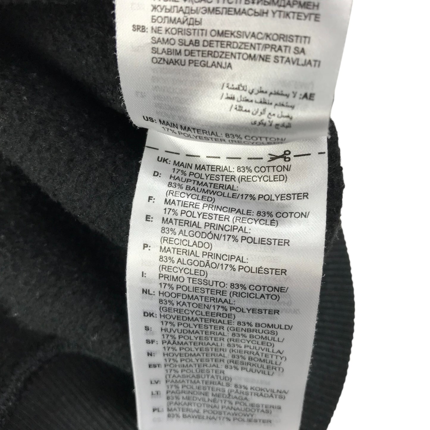 Adidas jumper men's L black plain