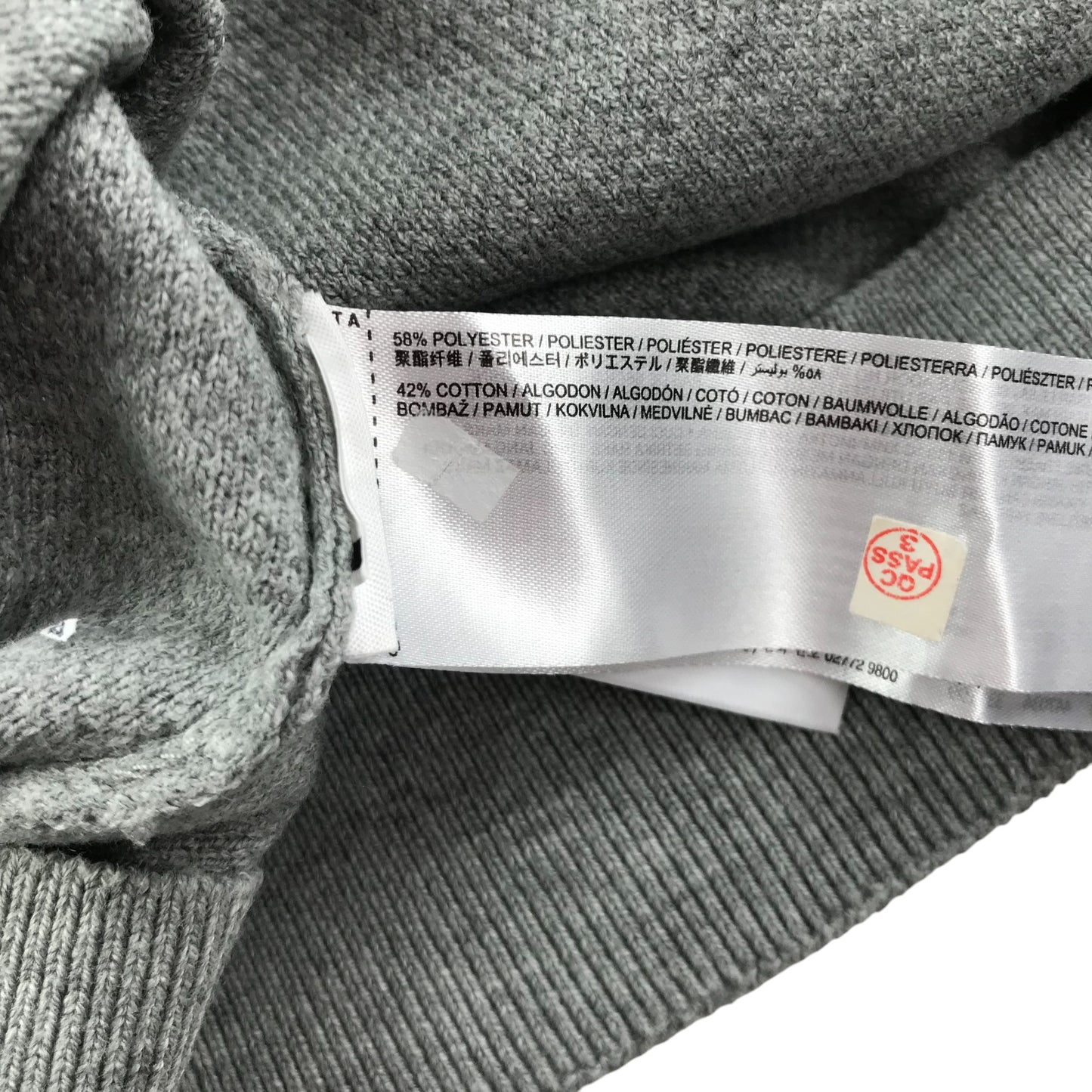 MNG jumper men's M grey plain
