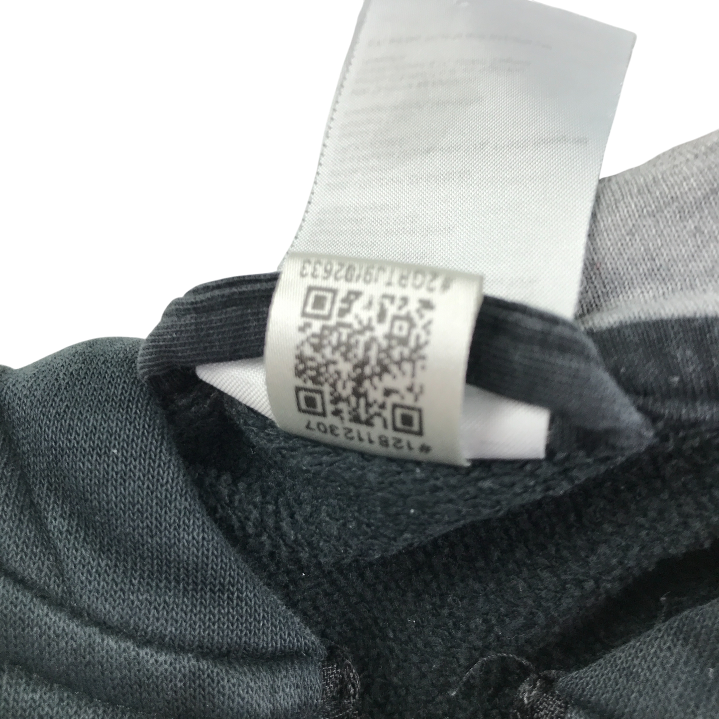 Adidas Fleece 7-8 Years Grey Zip Up with Hood
