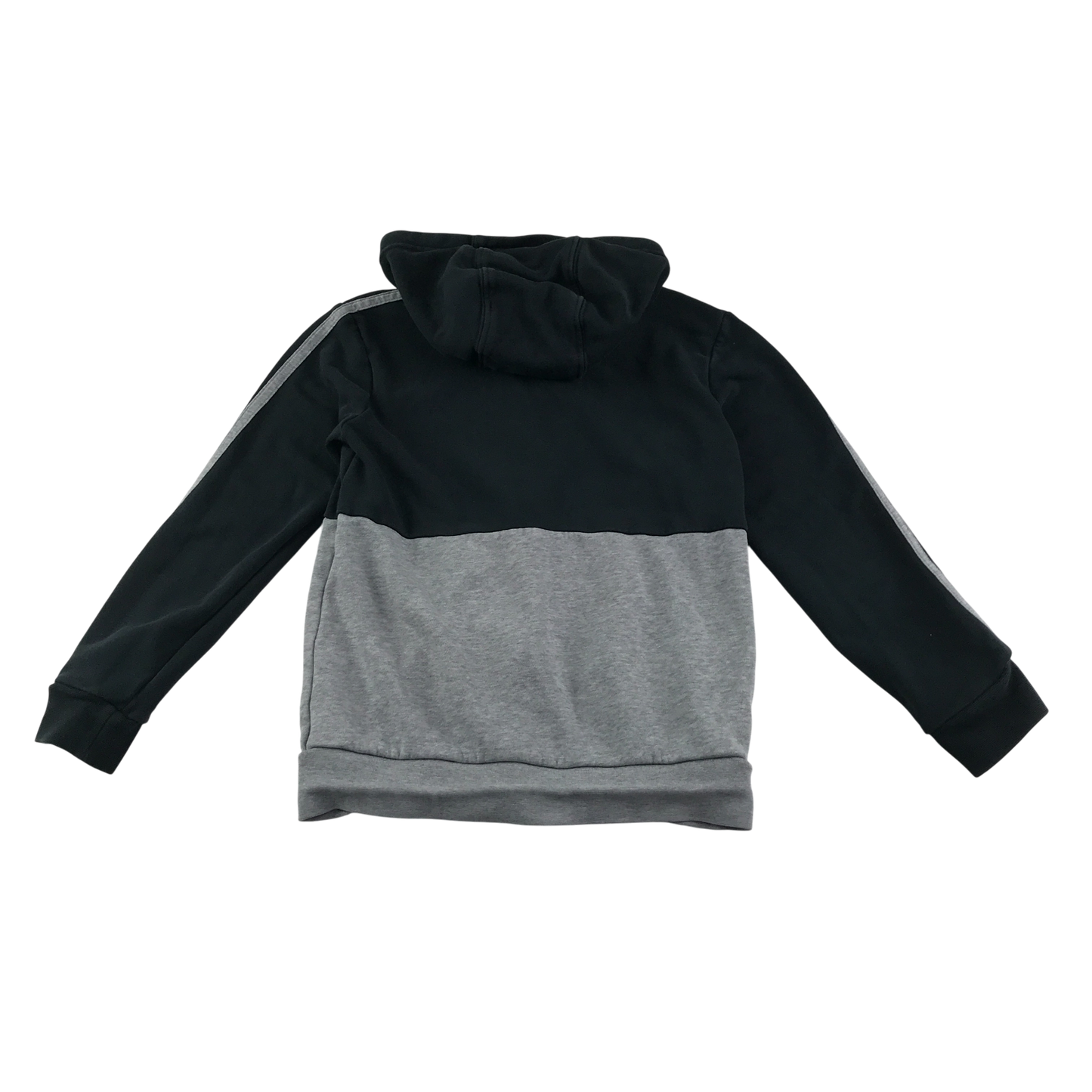Adidas Fleece 7-8 Years Grey Zip Up with Hood