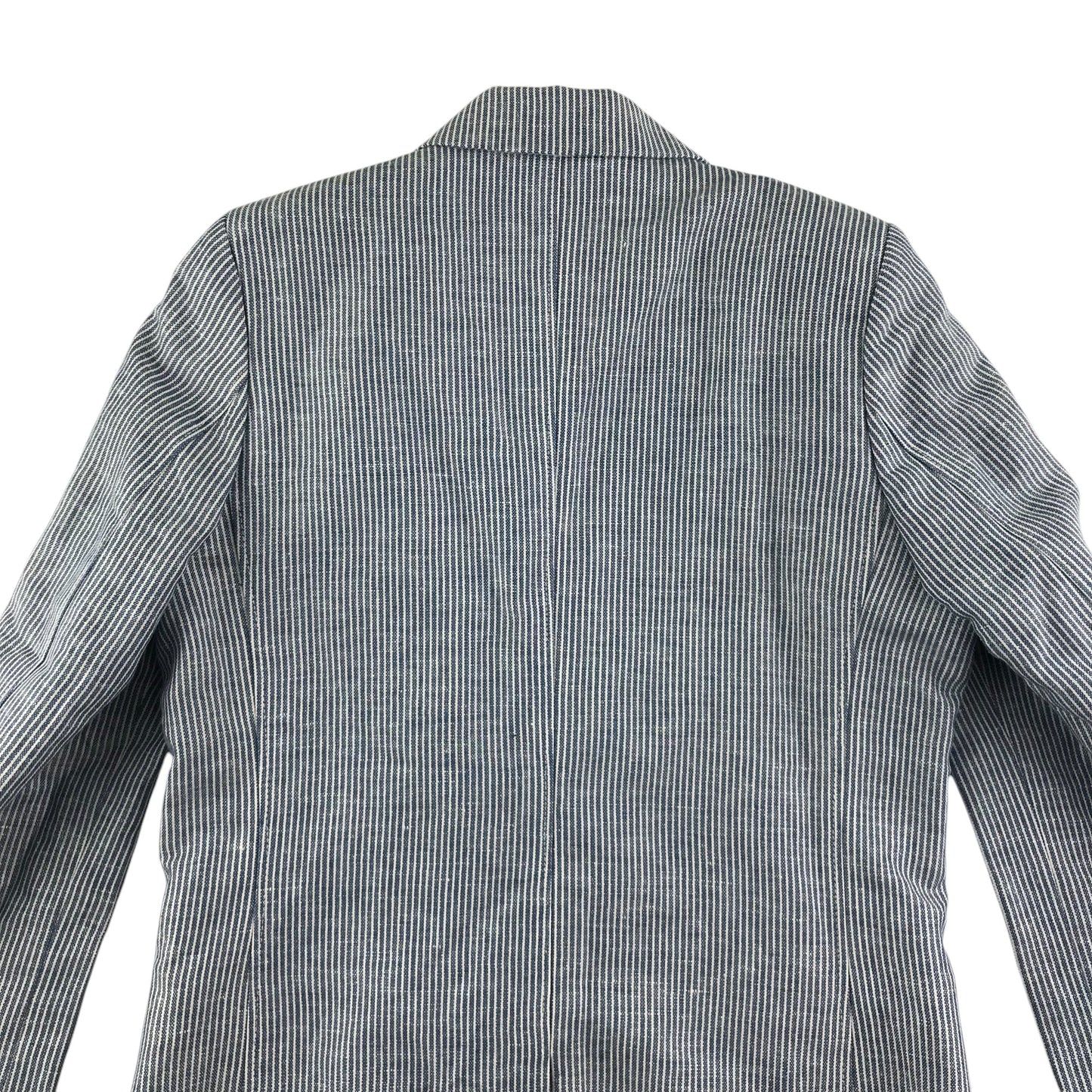 John Lewis Blazer 6-7 Years Grey and White Vertical Stripes