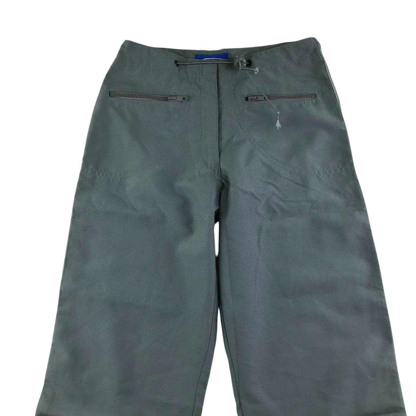 Nutshell Trouser 8-9 Years grey regular fit with zipped pockets on front