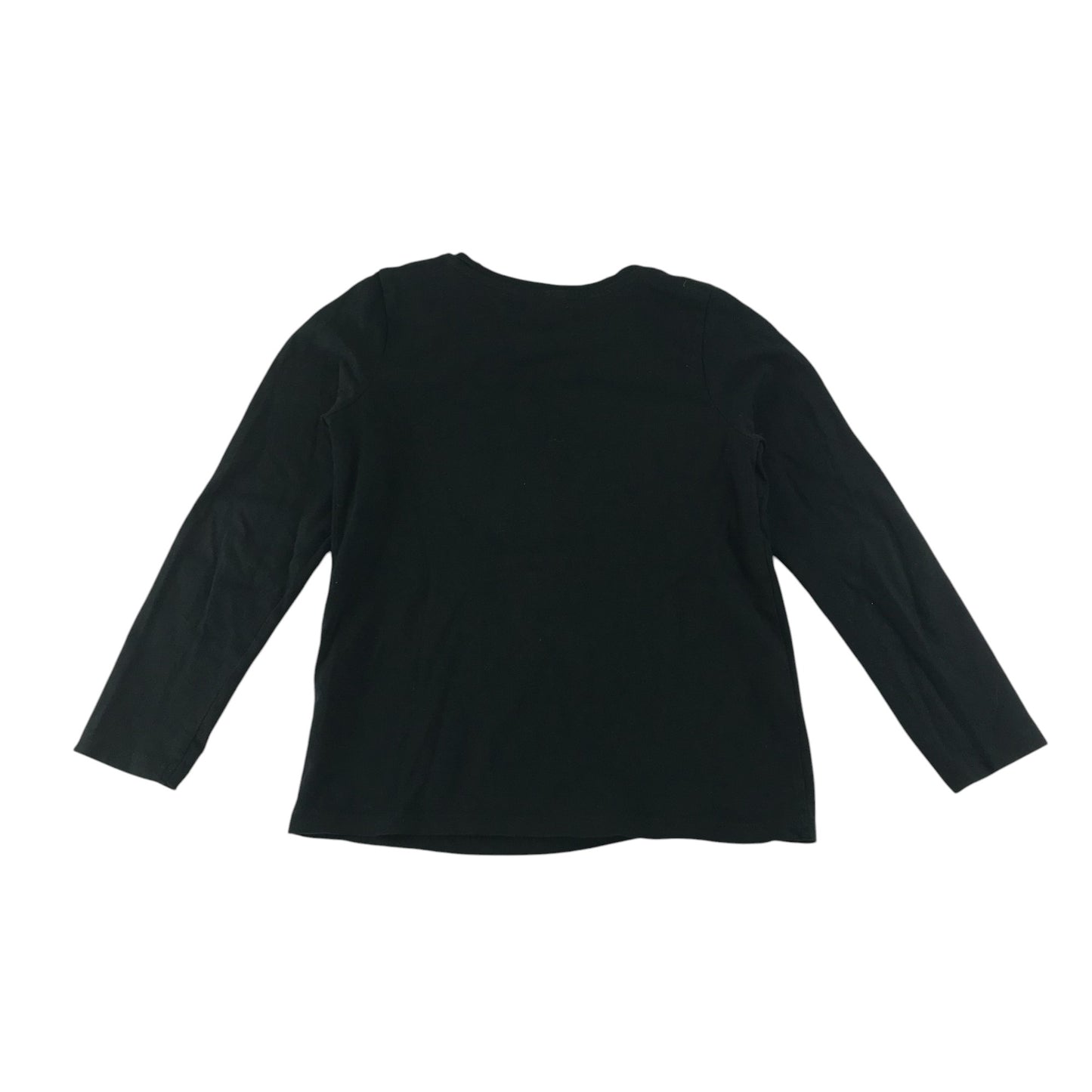 Poundland t-shirt 6-7 years black witch cat design print