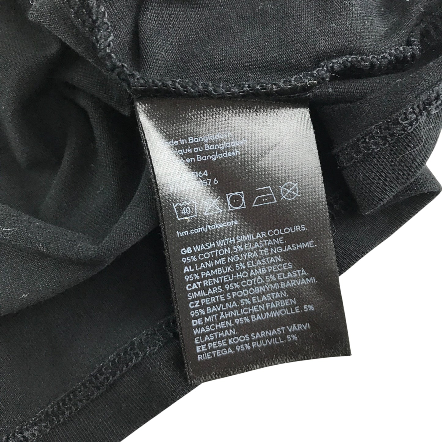 H&M t-shirt 9-10 years black plain long sleeve