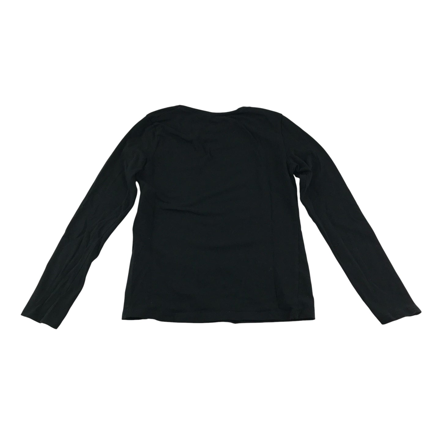 H&M t-shirt 9-10 years black plain long sleeve