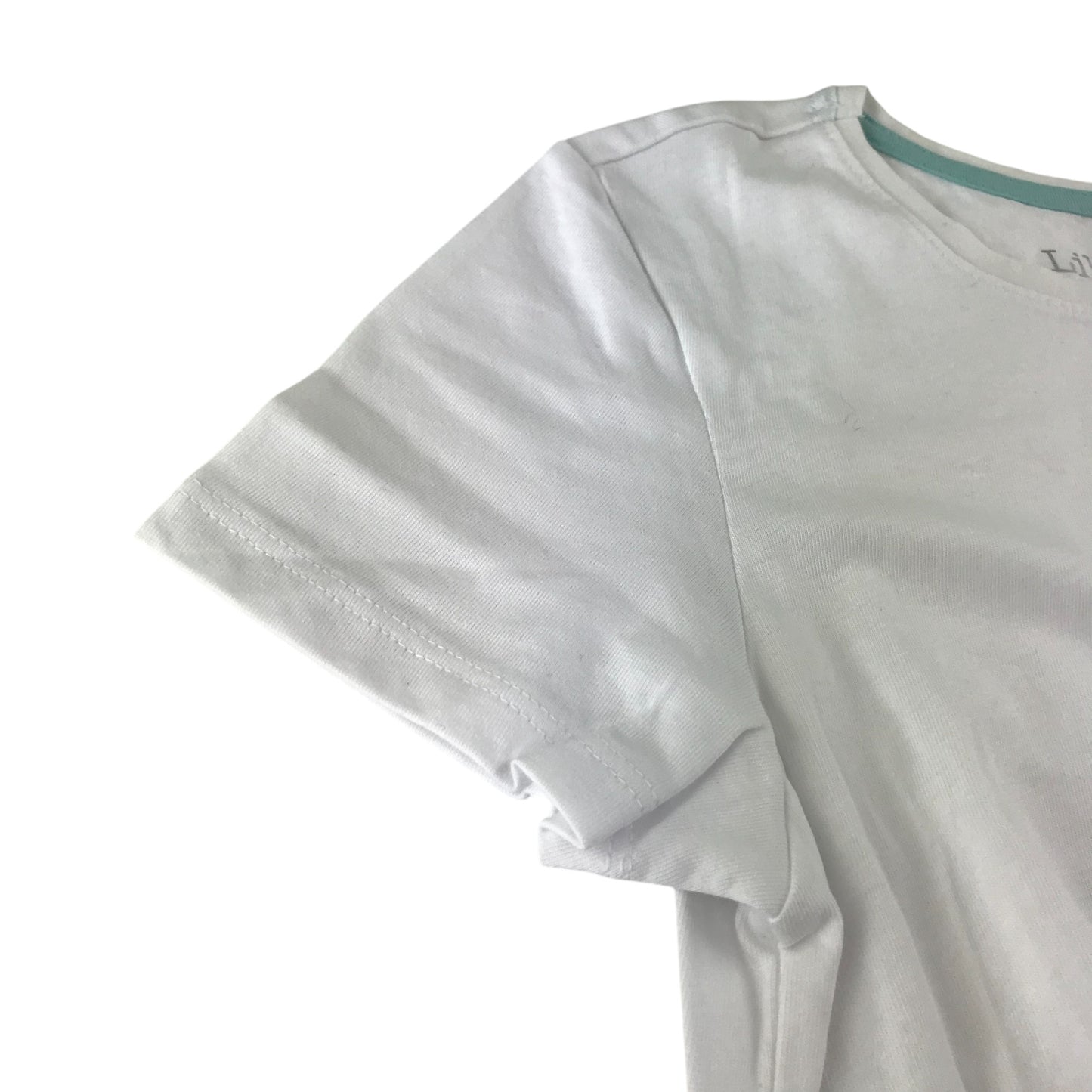 Lily&Dan t-shirt 9-10 years white small text print design