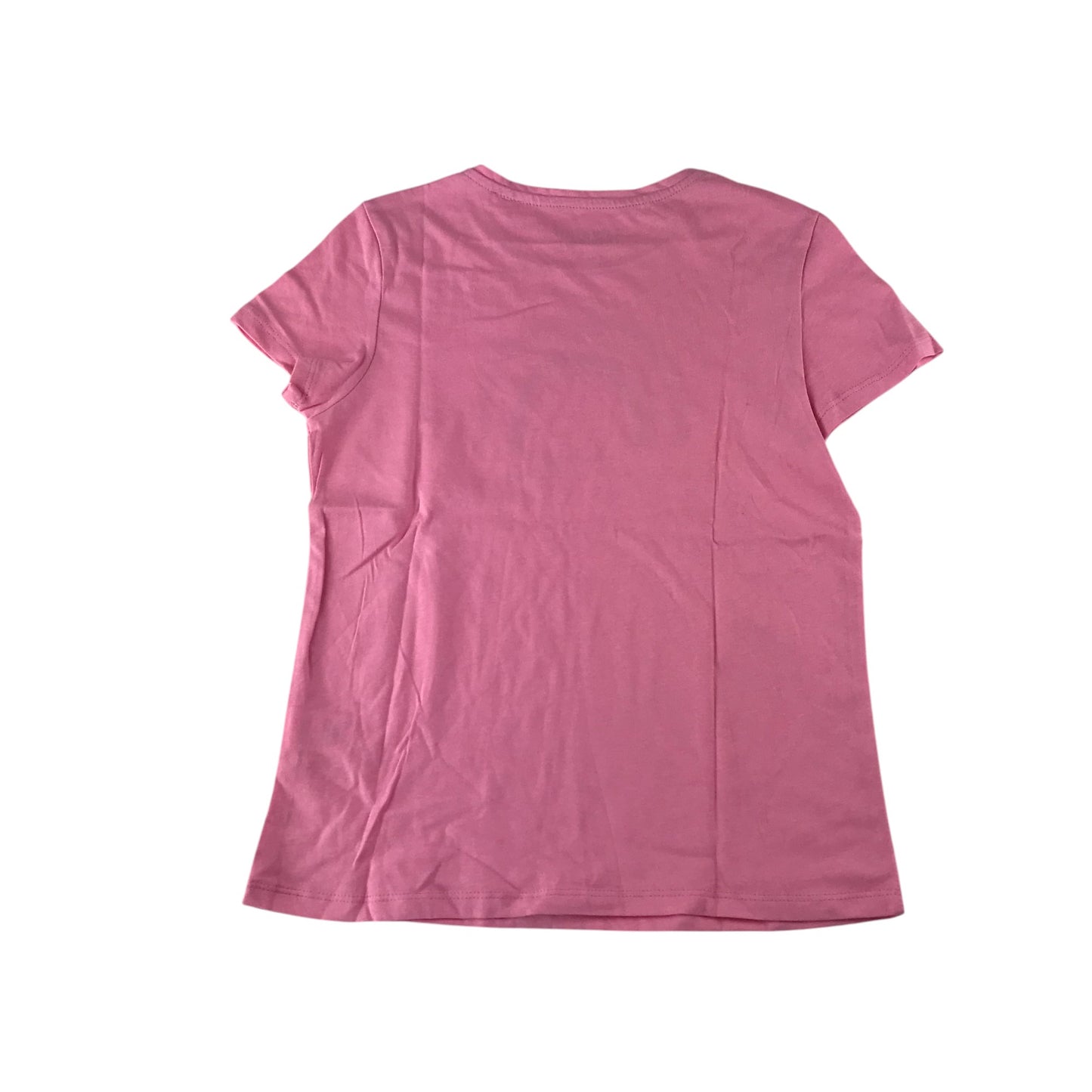 Lily&Dan t-shirt 9-10 years pink with rainbow design print