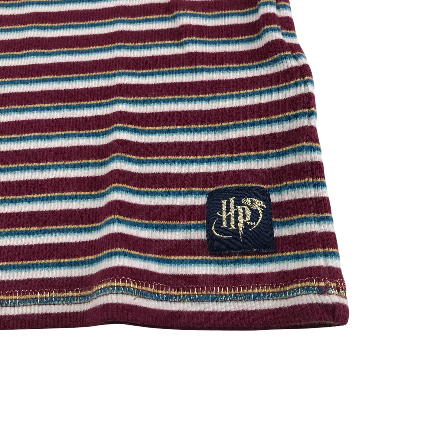 M&S Jumper 11-12 years burgundy blue with blue and white stripy