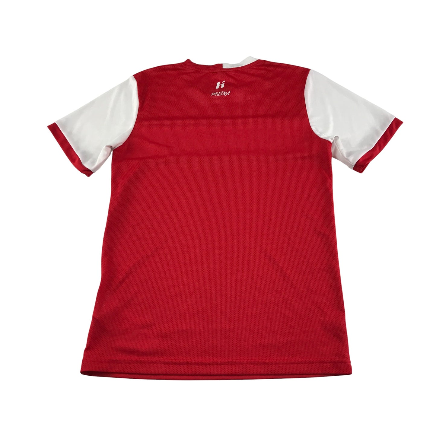 Huari sport top 12-13 years red with white detailing logos Polska