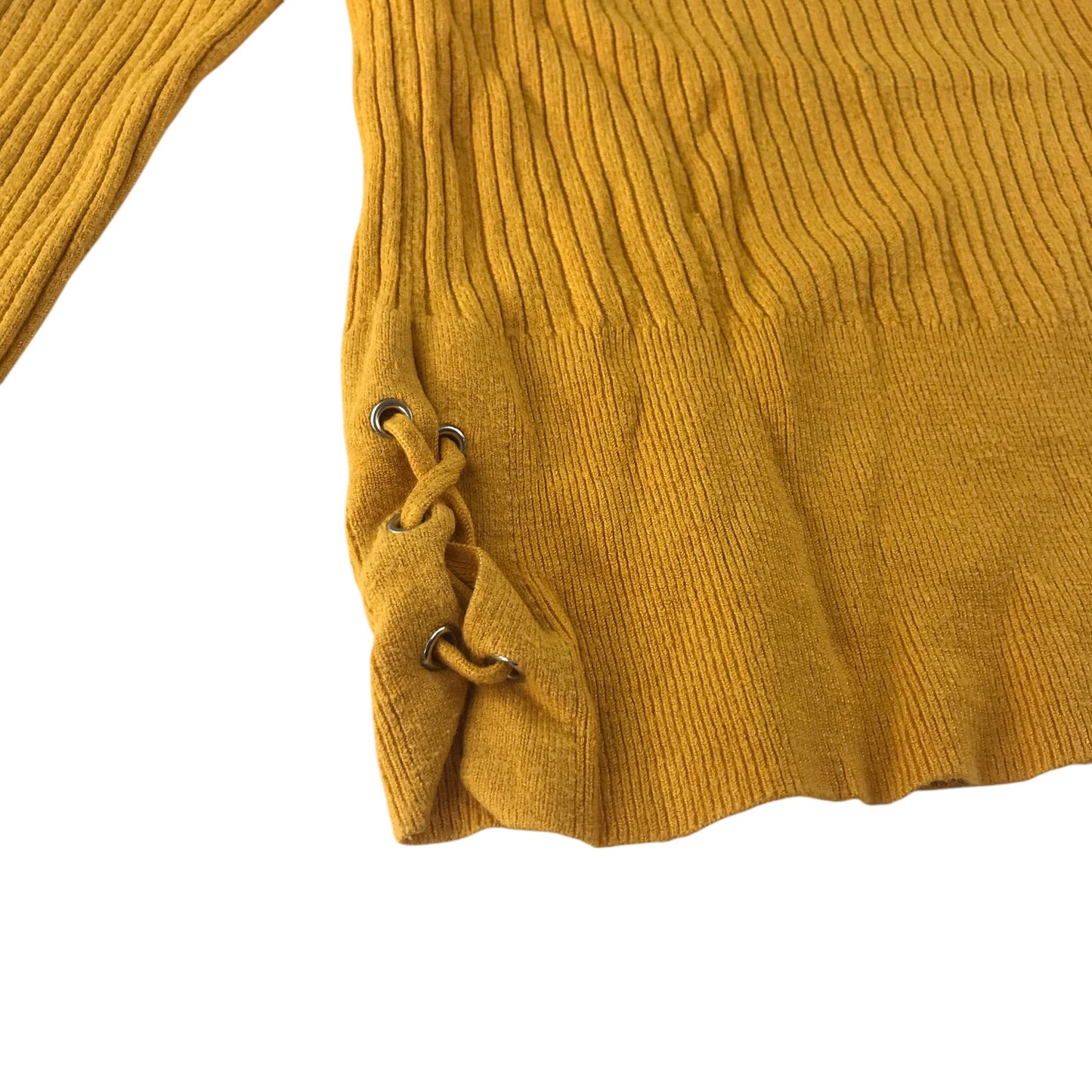 Matalan t-shirt 11-12 years yellow plain long sleeve