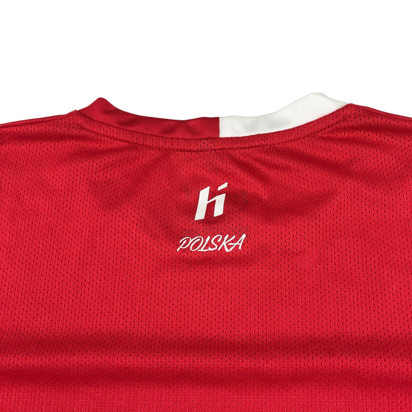 Huari sport top 12-13 years red with white detailing logos Polska
