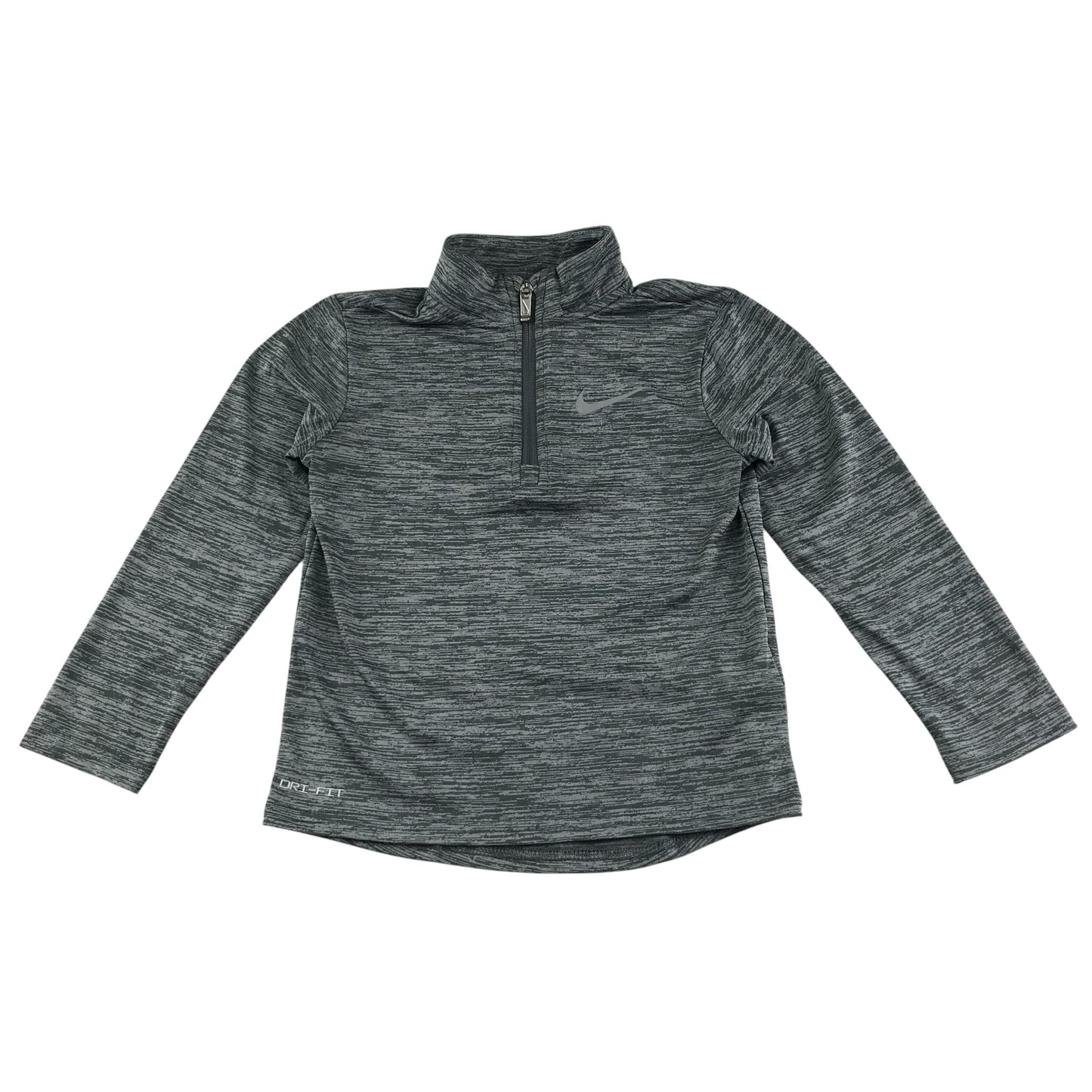 Nike sport sweater 5-6 years grey with quarter zipper