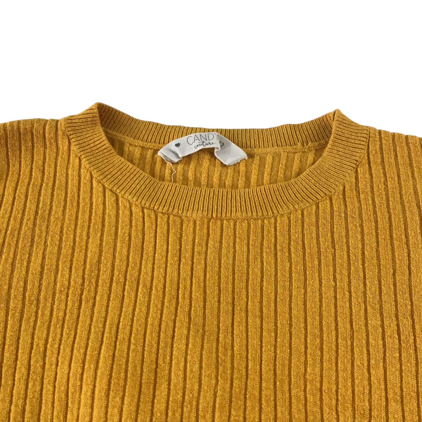 Matalan t-shirt 11-12 years yellow plain long sleeve