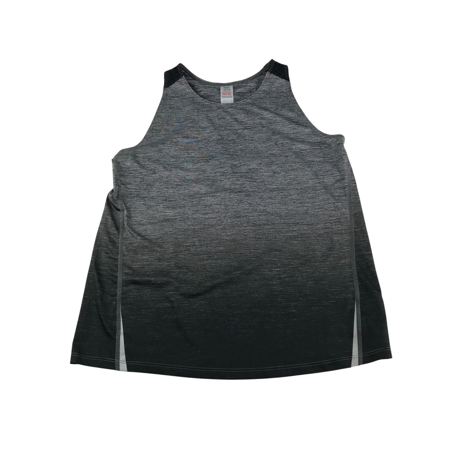 F&F sport top 13-14 years grey tank top