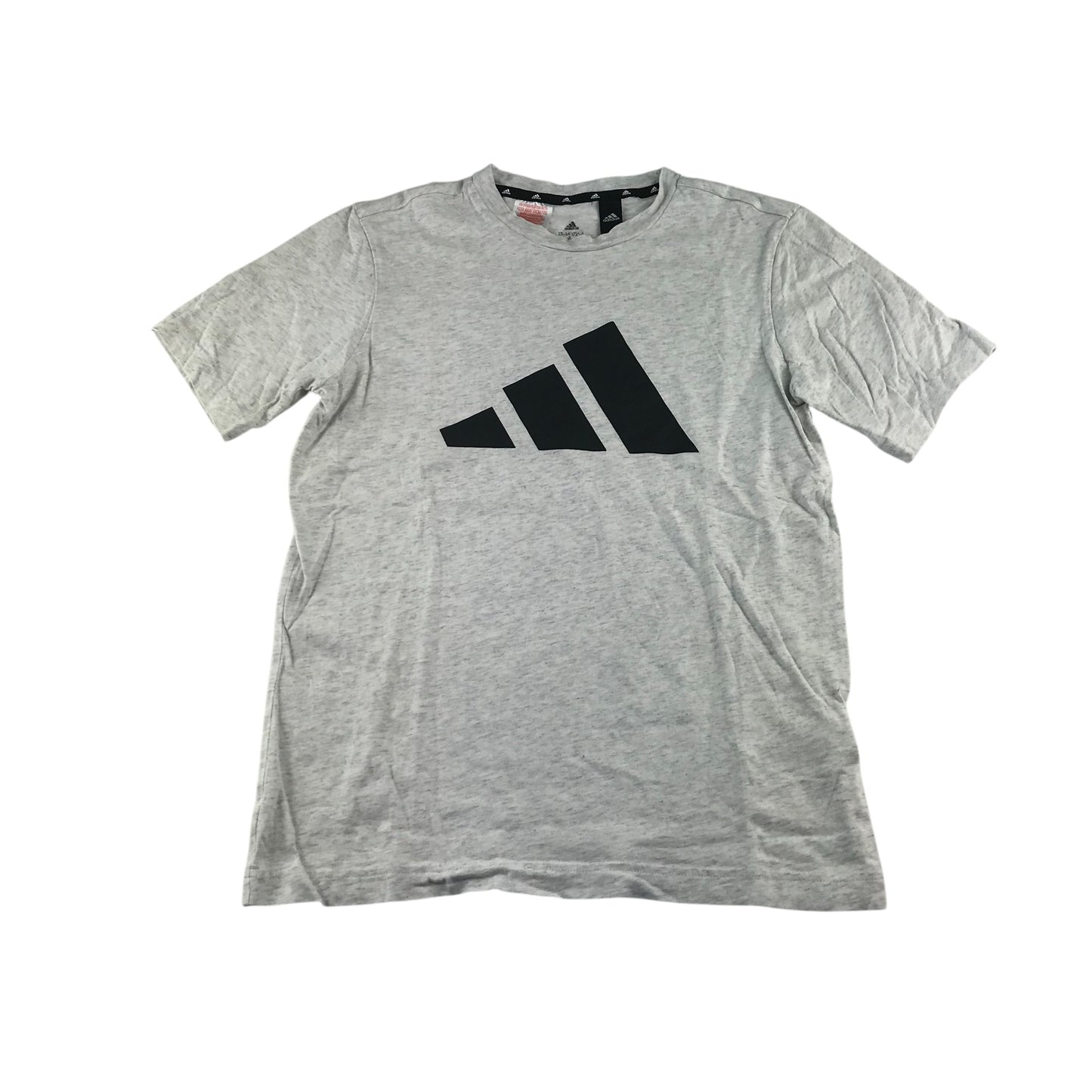 Adidas t-shirt 13-14 years white with large black logo