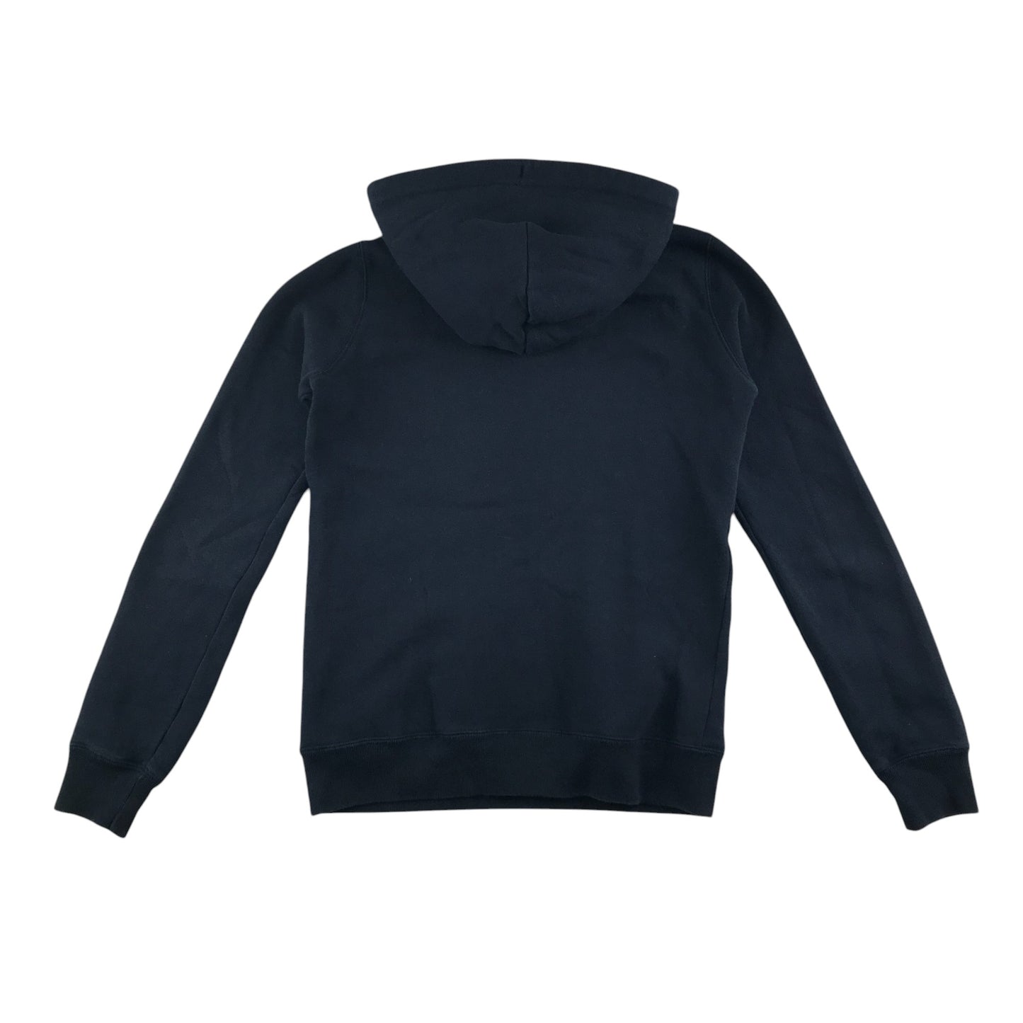Jack Wills hoodie women's size UK 8 black plain with pink detailing