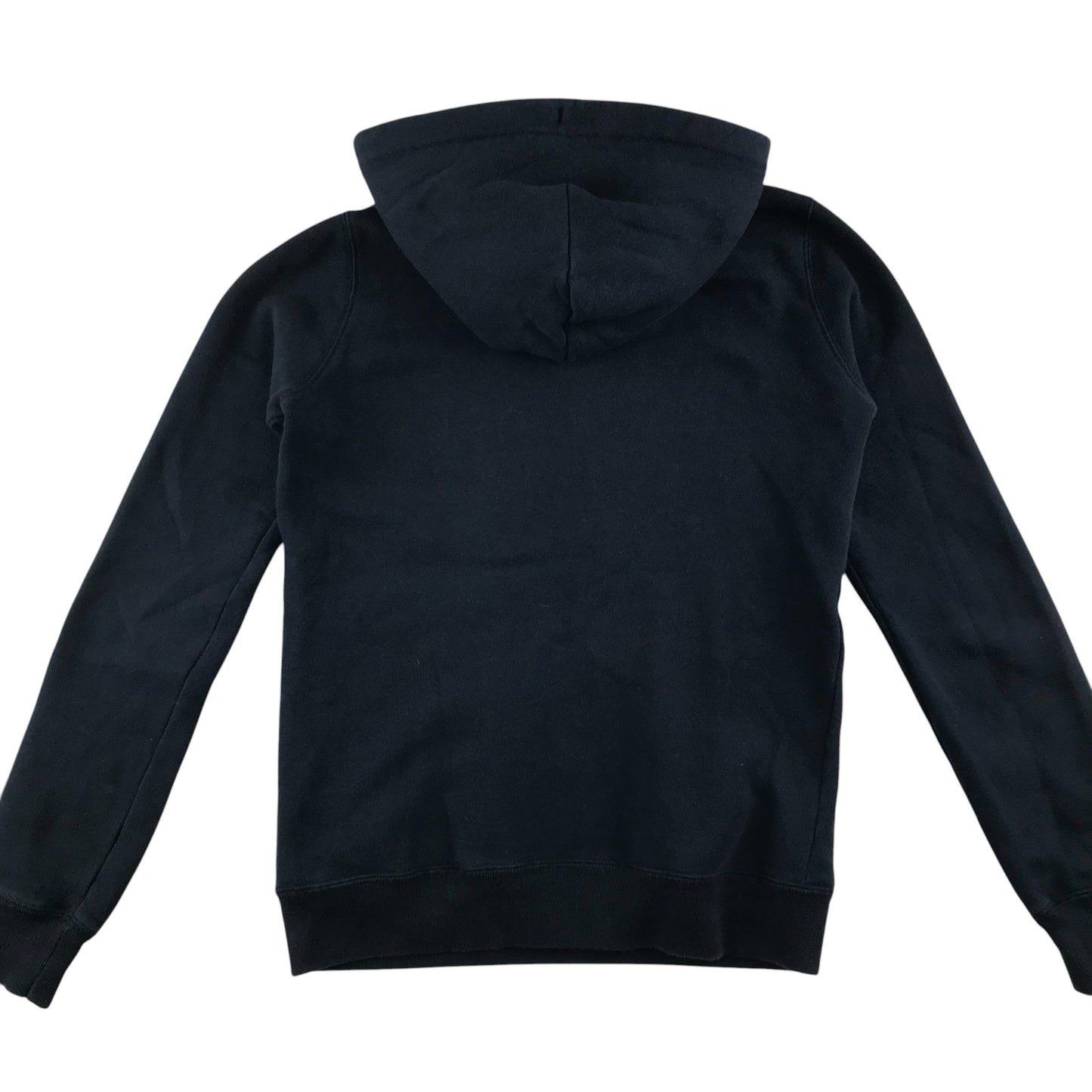 Jack Wills hoodie women's size UK 8 black plain with pink detailing