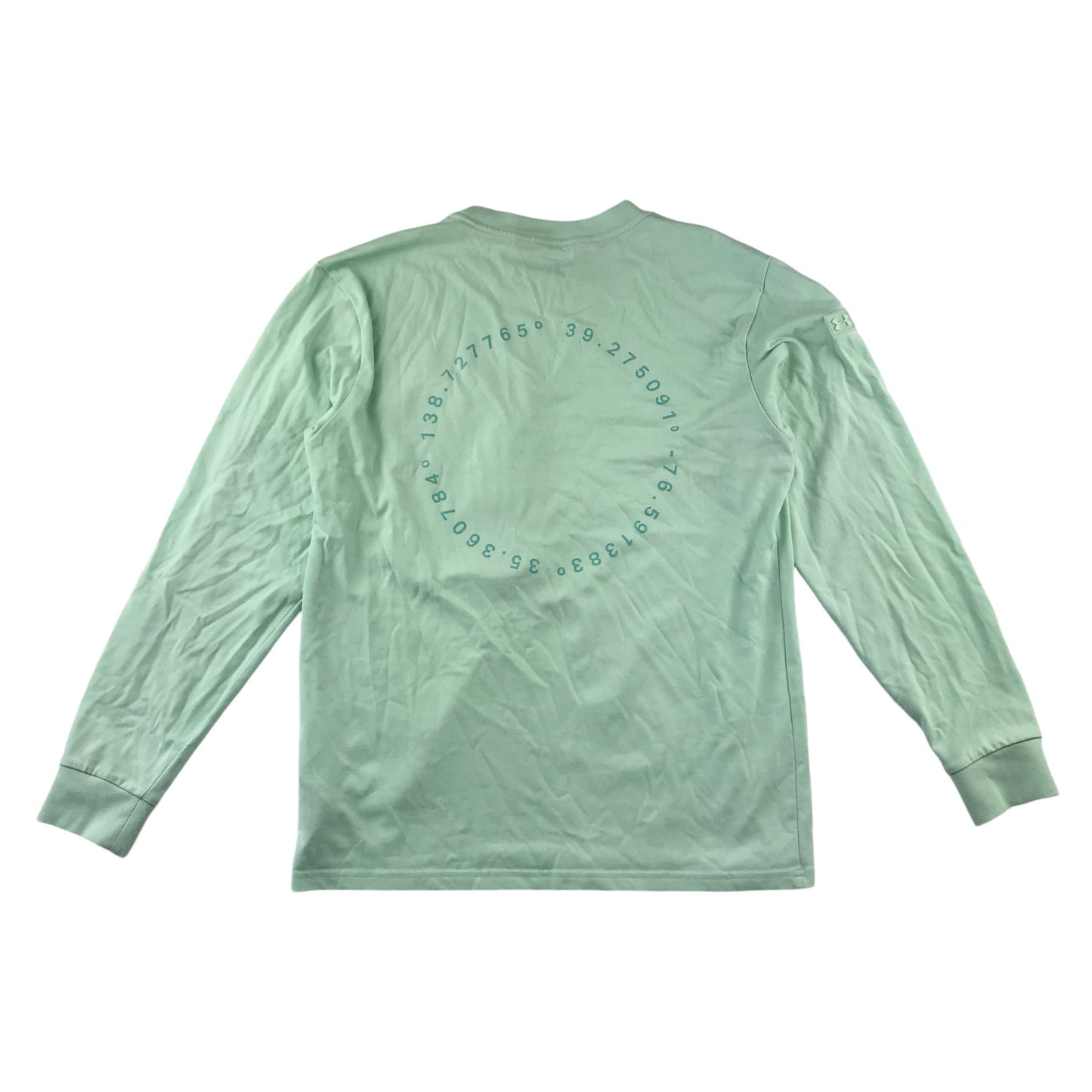 Under Armour t-shirt Men's Medium Mint green long sleeve with Chest Pocket