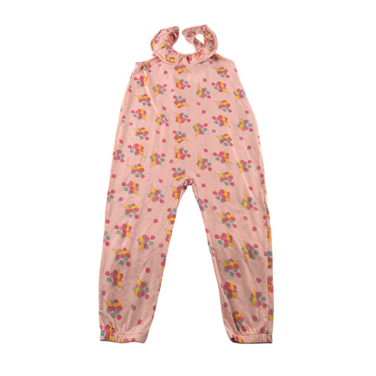 Citat jumpsuit 5-6 years pink party balloon design print