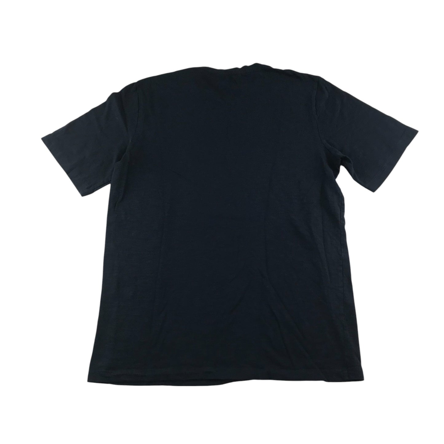 Jack & Jones t-shirt men's S black floral text logo design
