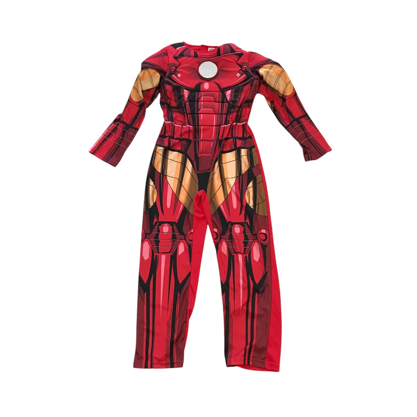 F&F Ironman costume 9-10 years onesie dress up costume with mask
