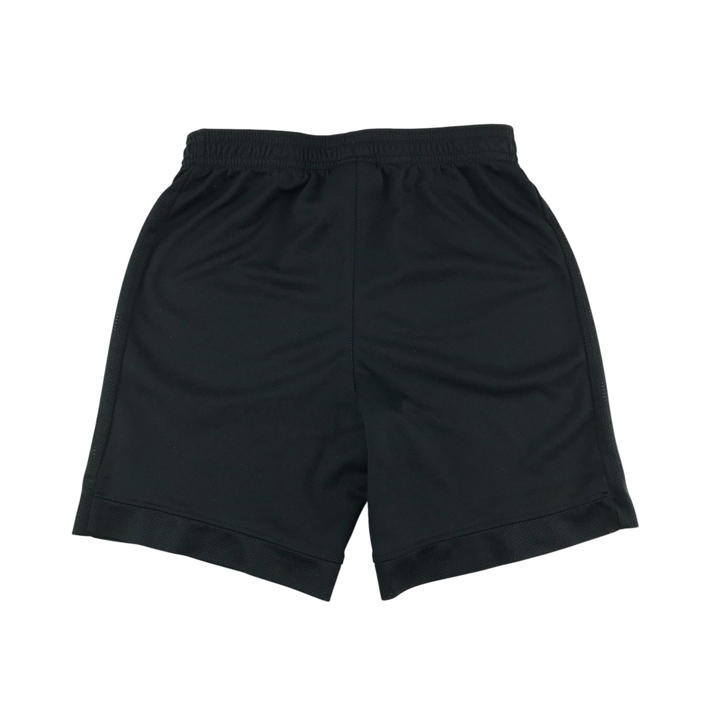 Nike sports short 8-9 years black with white swoosh logo