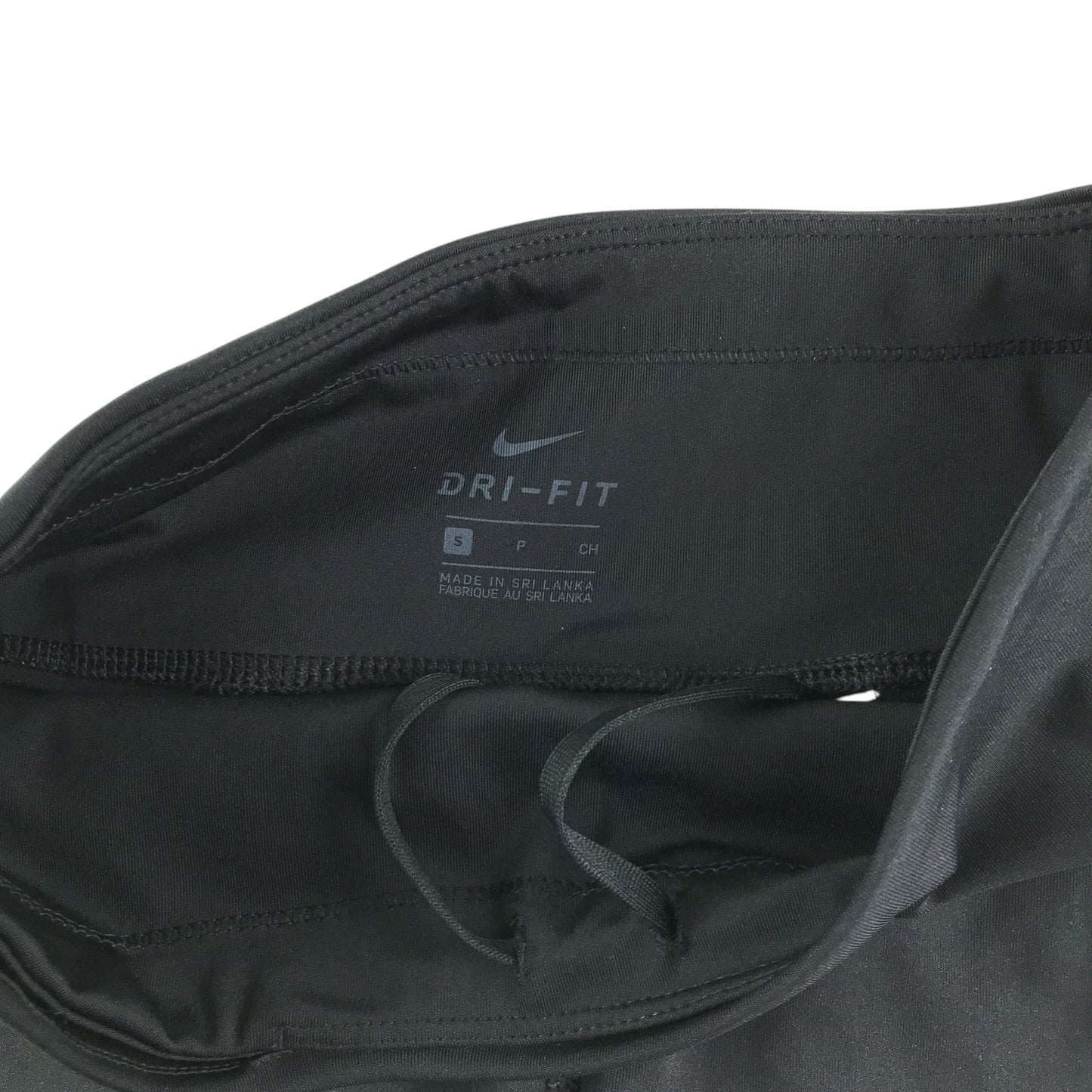 Nike sports short women's S years black with swoosh logo