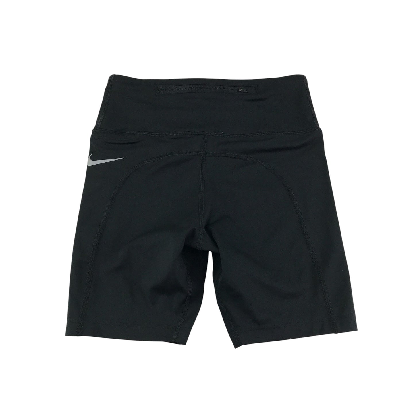 Nike sports short women's S years black with swoosh logo