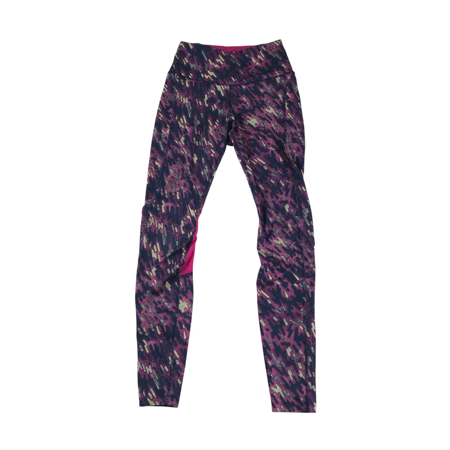 Nike sport women's XS year navy and purple two tone graphic print