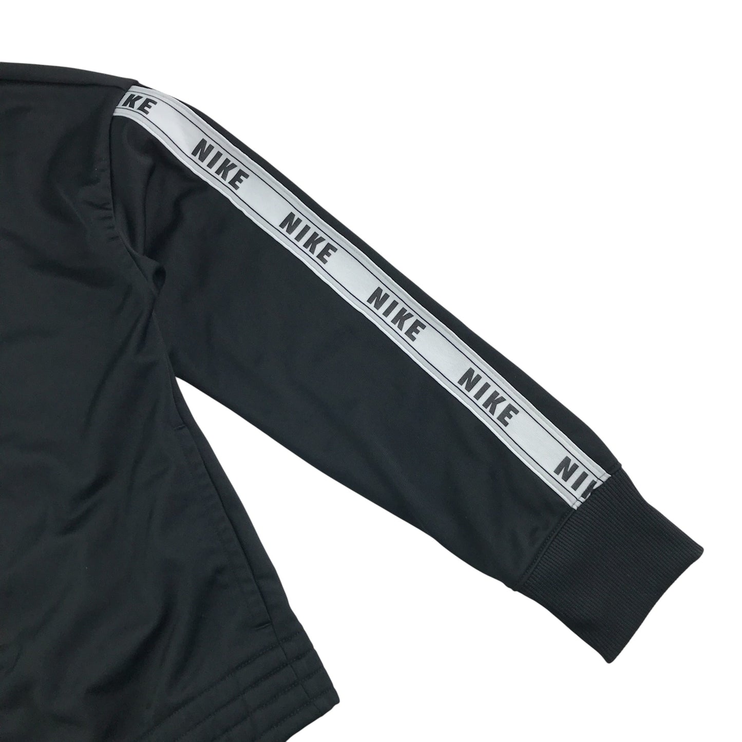 Nike sport sweater 13-14 years black with stripe logo design