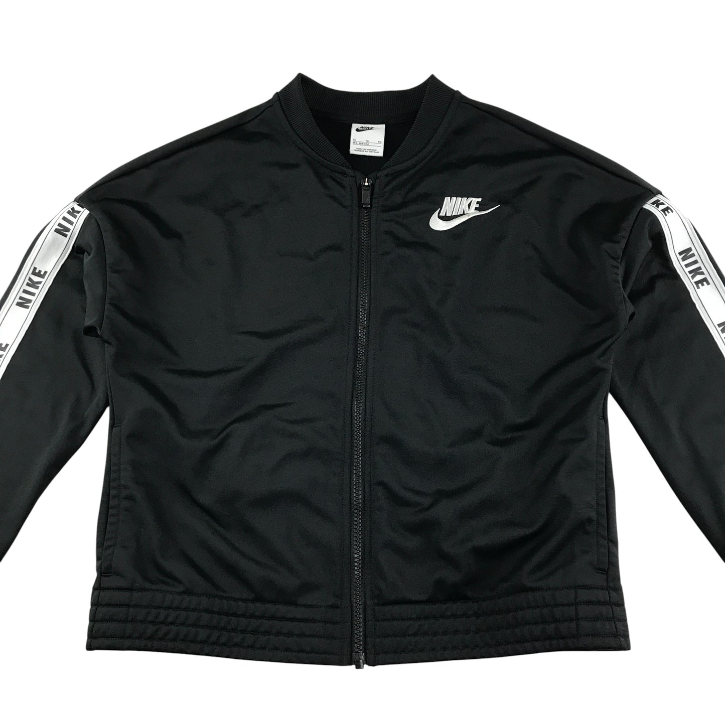 Nike sport sweater 13-14 years black with stripe logo design