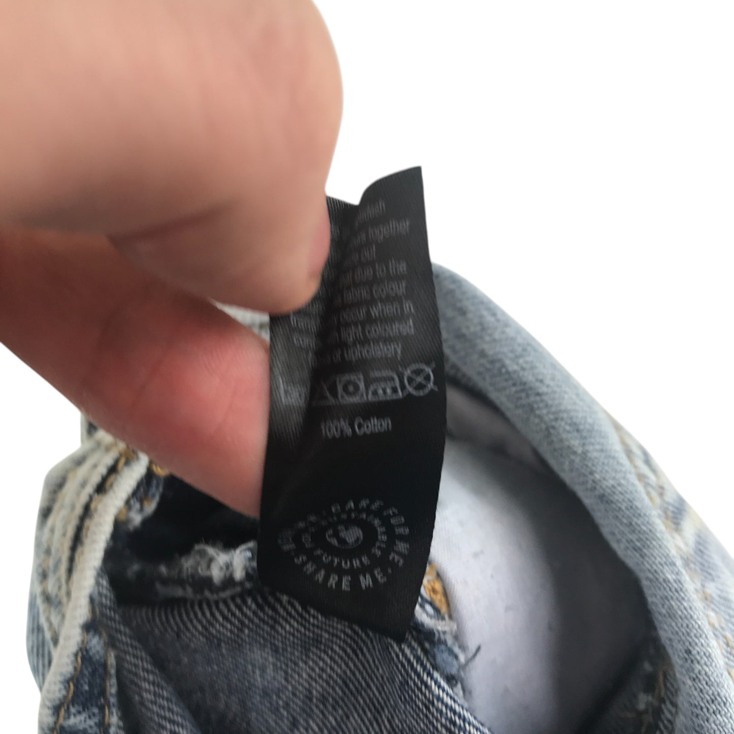 George dungaree dress 8-9 years blue denim cotton
