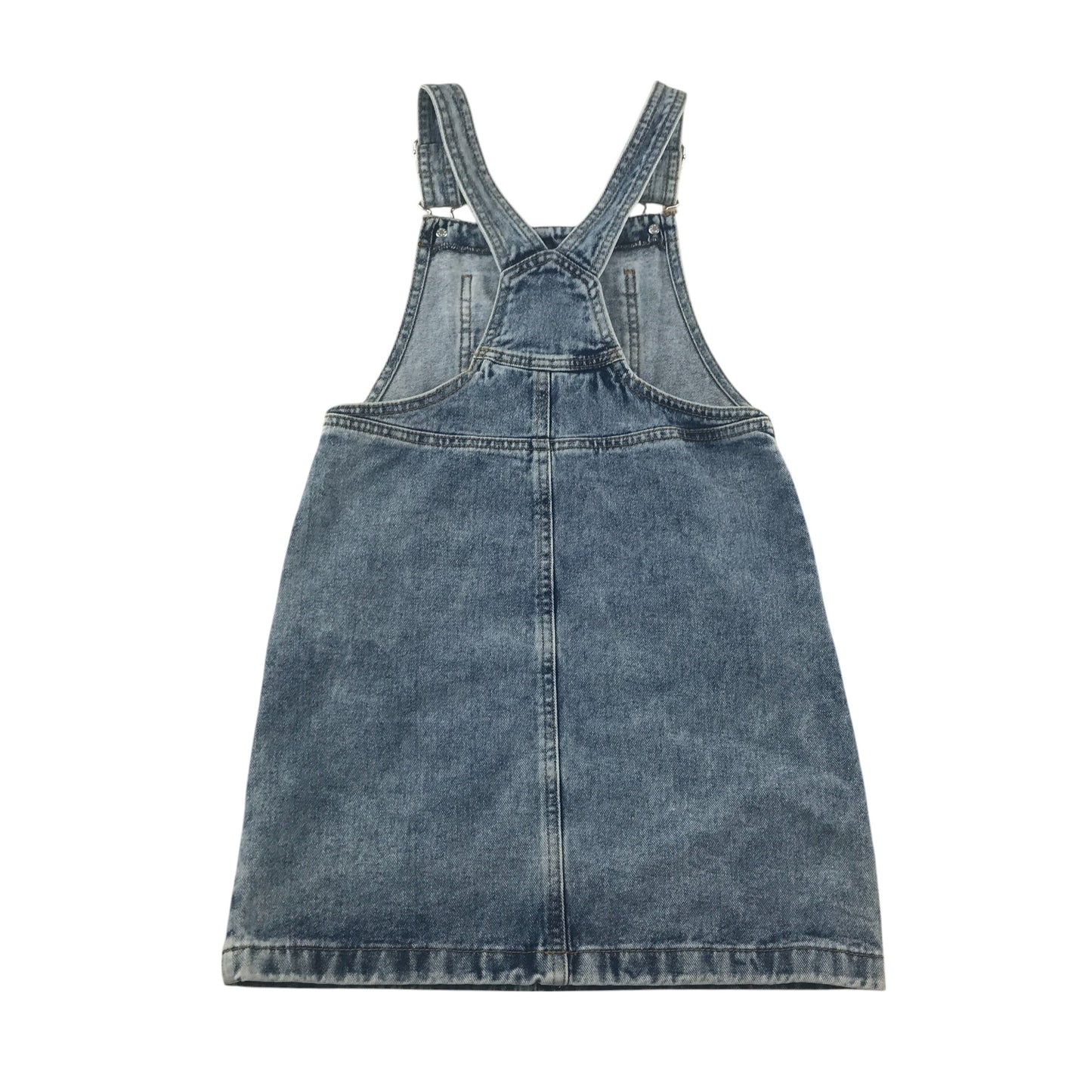 George dungaree dress 8-9 years blue denim cotton