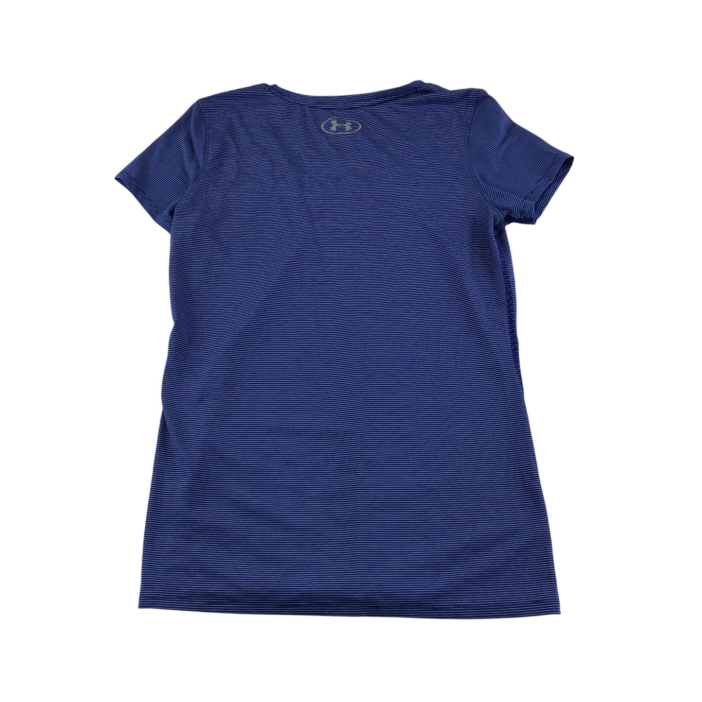 Under Armour sport top women's XS blue stripy with logos