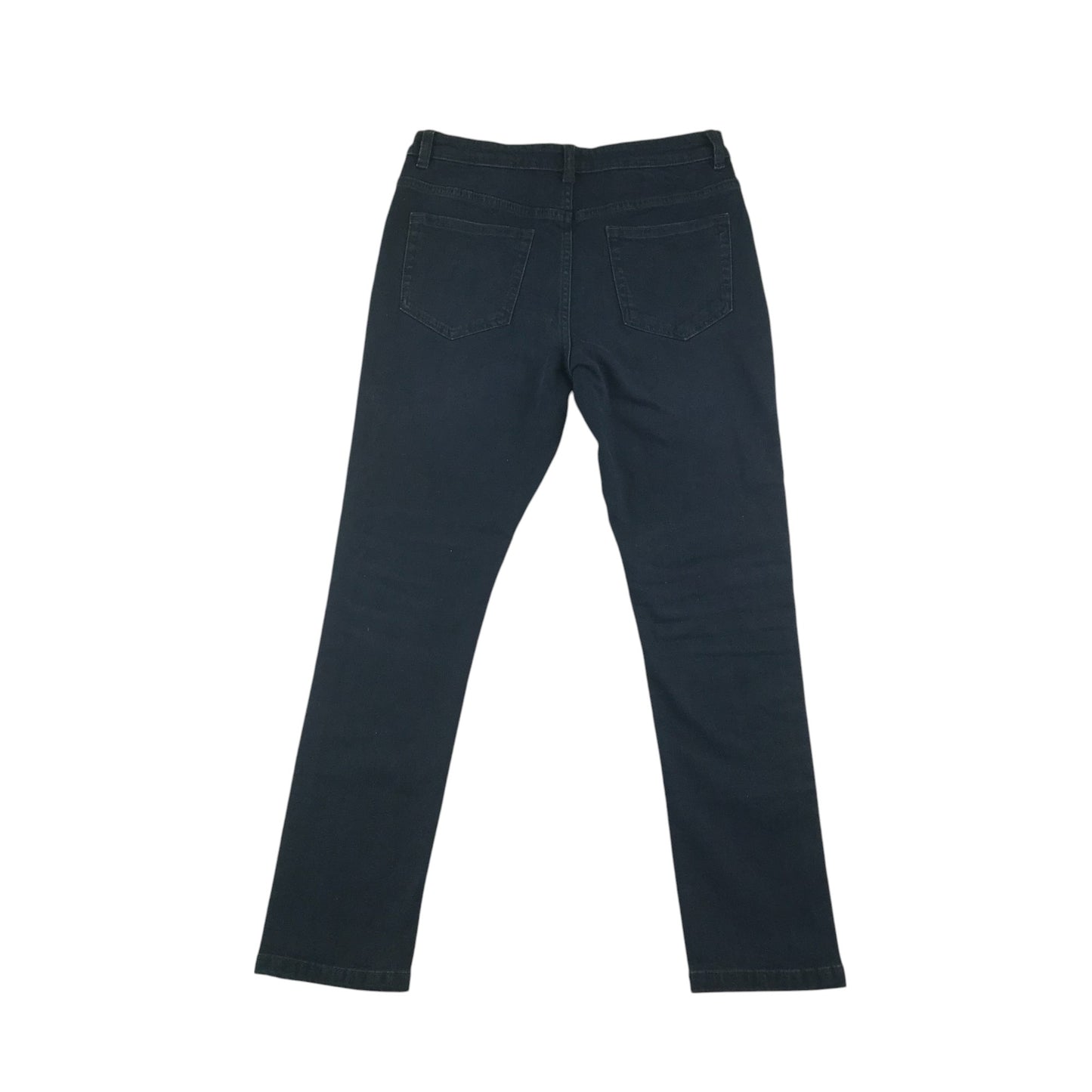 M&S trouser 11-12 years navy denim skinny leg and adjustable waist